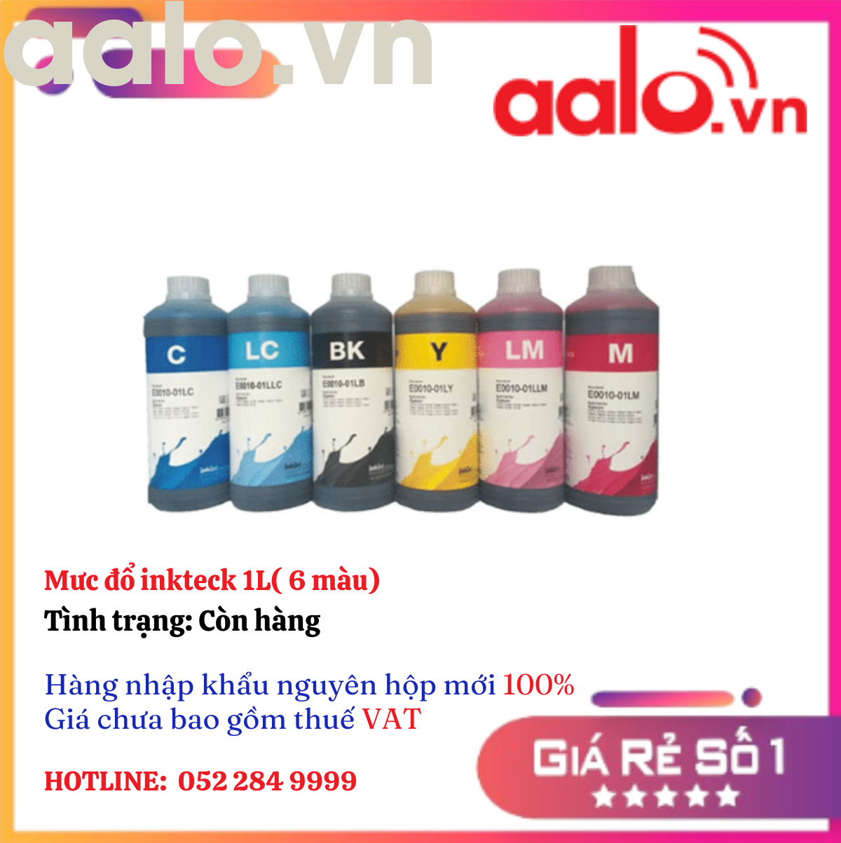 Mưc đổ  inkteck 1L( 6 màu)